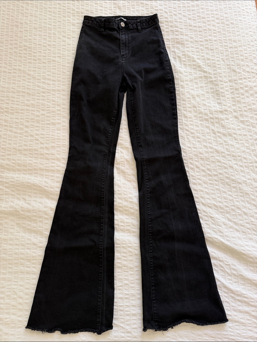 Super Long Wide Leg Jeans size 9